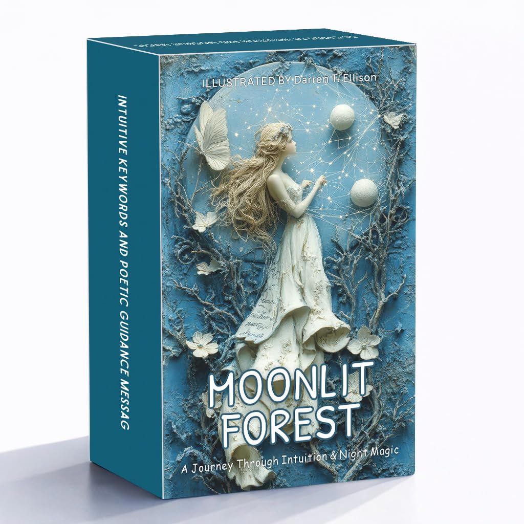 Amazon.com: EMPATHSOUL Oracle Cards Deck 54 Cards, Moonlit Forest